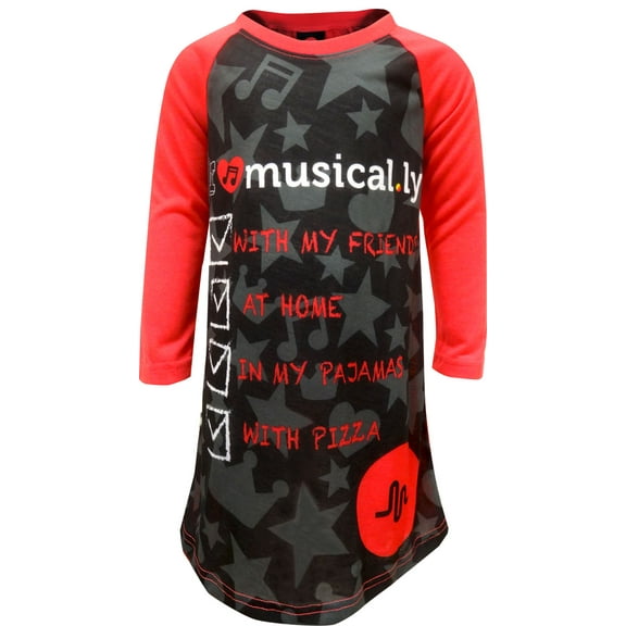 AME Sleepwear Girls Musical.ly All The time Nightgown (4)