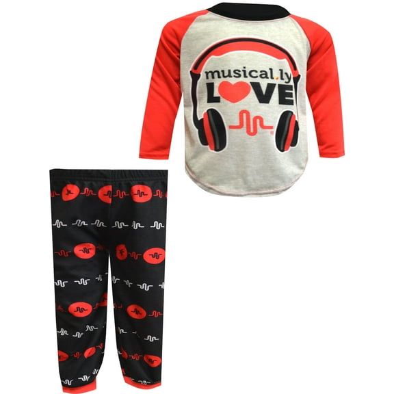 AME Sleepwear Girls Musical.ly TicToc Headphones Pajama (4)