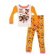 AME Sleepwear Girls Paw Patrol Howl for Halloween Cotton Toddler Pajamas