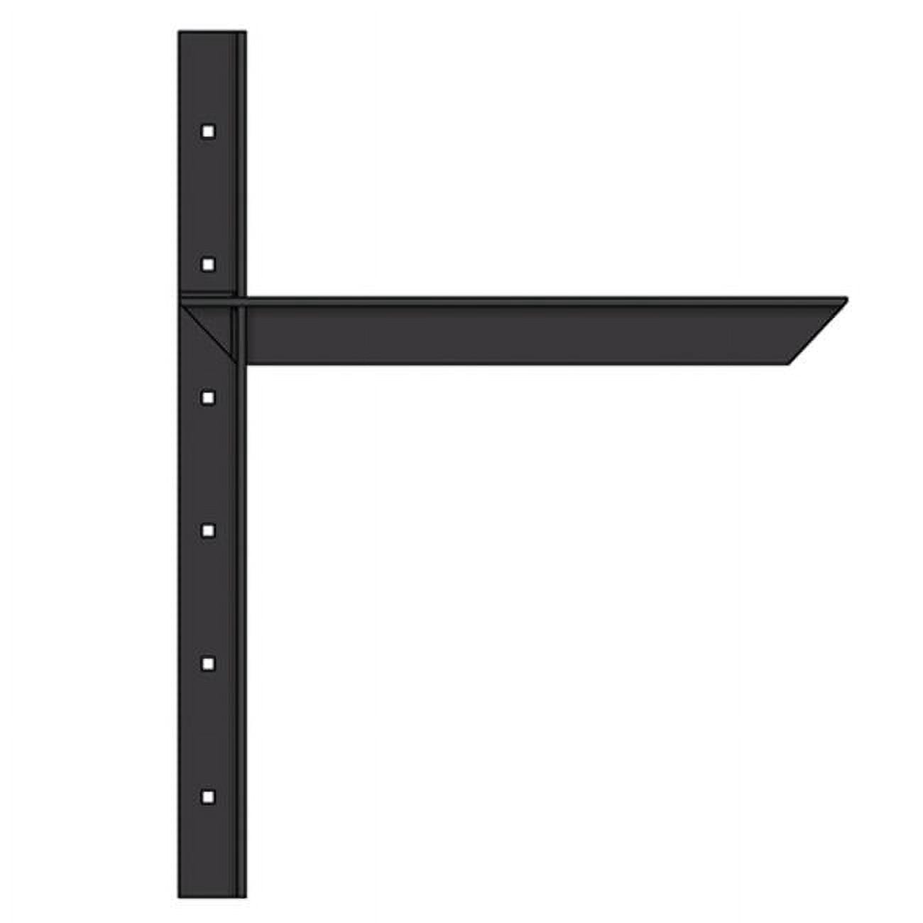 AMEC24 B Extend Concealed Shelf Sprt Bkt 24 in. - Black - Walmart.com