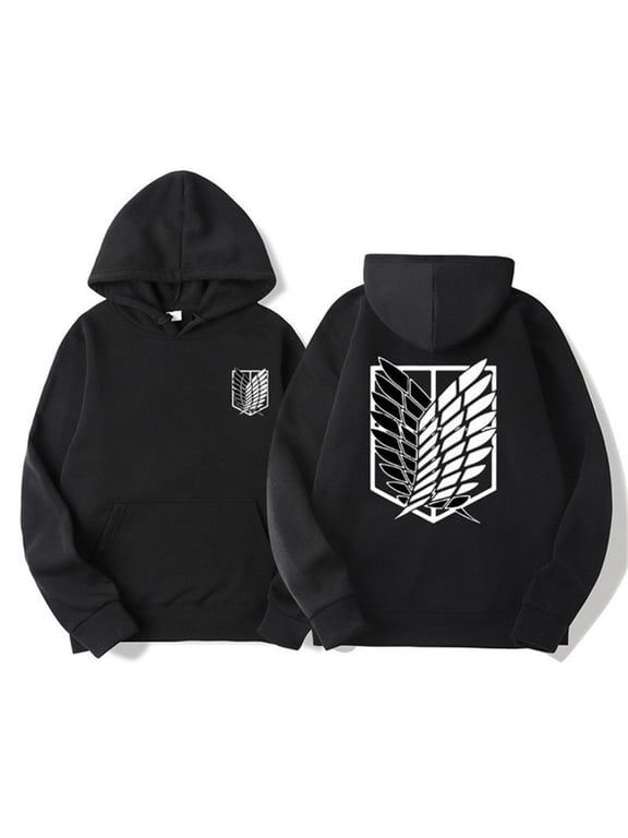 Anime Attack on Ti-tan Hoodie Cosplay Long-Sleeve Pullover Hoodie Unisex