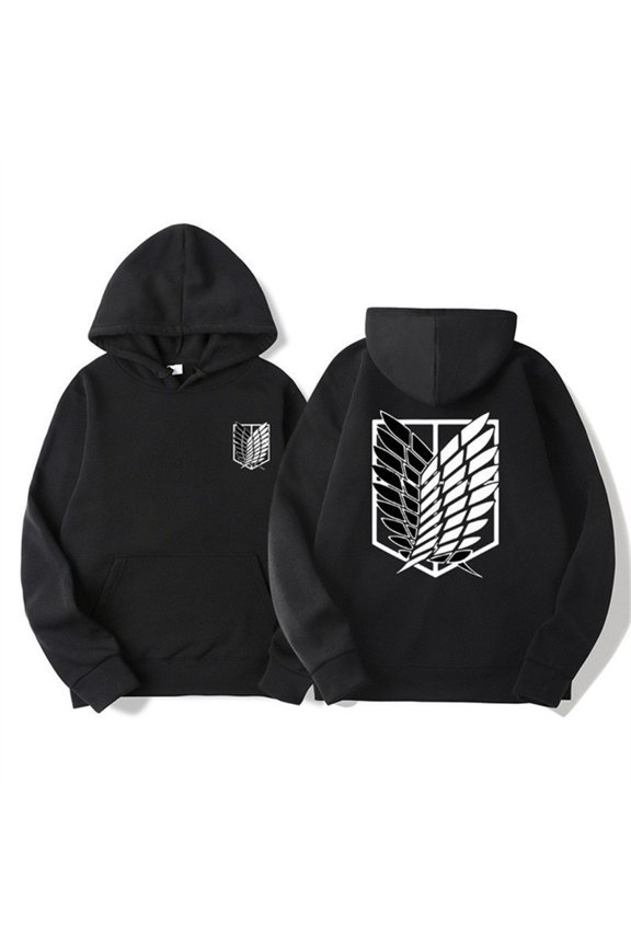 Anime Attack on Ti-tan Hoodie Cosplay Long-Sleeve Pullover Hoodie Unisex