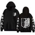 thumbnail image 1 of AMEDRXQ Attack on Ti-tan Hoodie Anime Cosplay Long Sleeve Pullover Hoodie Unisex, 1 of 6