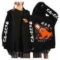 thumbnail image 1 of AMEDRXQ Chainsaw Man zip-up hoodie cute anime pig unisex long-sleeved pullover sweatshirt, 1 of 6