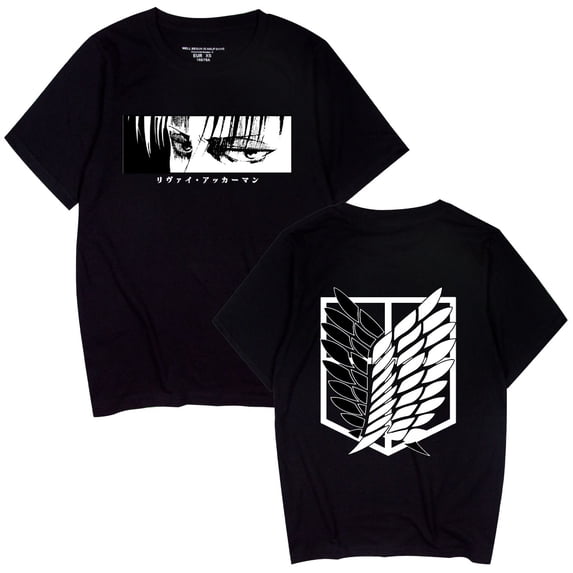 AMEDRXQ New Attack on Ti-tan Cotton T-shirt Anime Cosplay Trendy Classic T-shirt Unisex