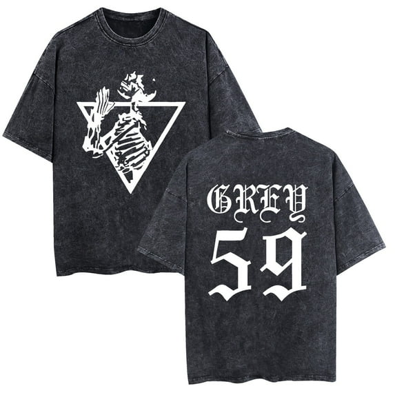 AMEDRXQ Suicideboys Retro Washed Cotton T-Shirt Hip Hop Street Casual T-Shirt Unisex