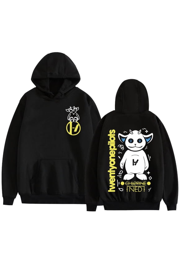 Twenty One - Pilots Hoodie Rock Hip-Hop Tour Pullover Sheep Pattern Music Album Sweatshirt