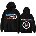 thumbnail image 1 of AMEDRXQ Twenty One - Pilots Hoodie Rock Hip-Hop Tour Pullover Sheep Pattern Music Album Sweatshirt, 1 of 6