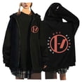 thumbnail image 1 of AMEDRXQ Twenty One Pilots Zip-Up Hoodie,Long Sleeve Unisex Hooded Jacket with Pockets, 1 of 6