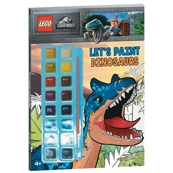 LEGO Jurassic World: Let's Paint Dinosaurs (Paperback)