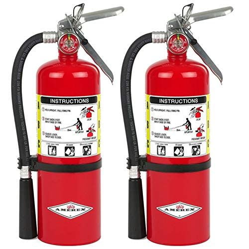 AMEREX B500 5 lb ABC Dry Chemical Fire Extinguisher - 2 Pack