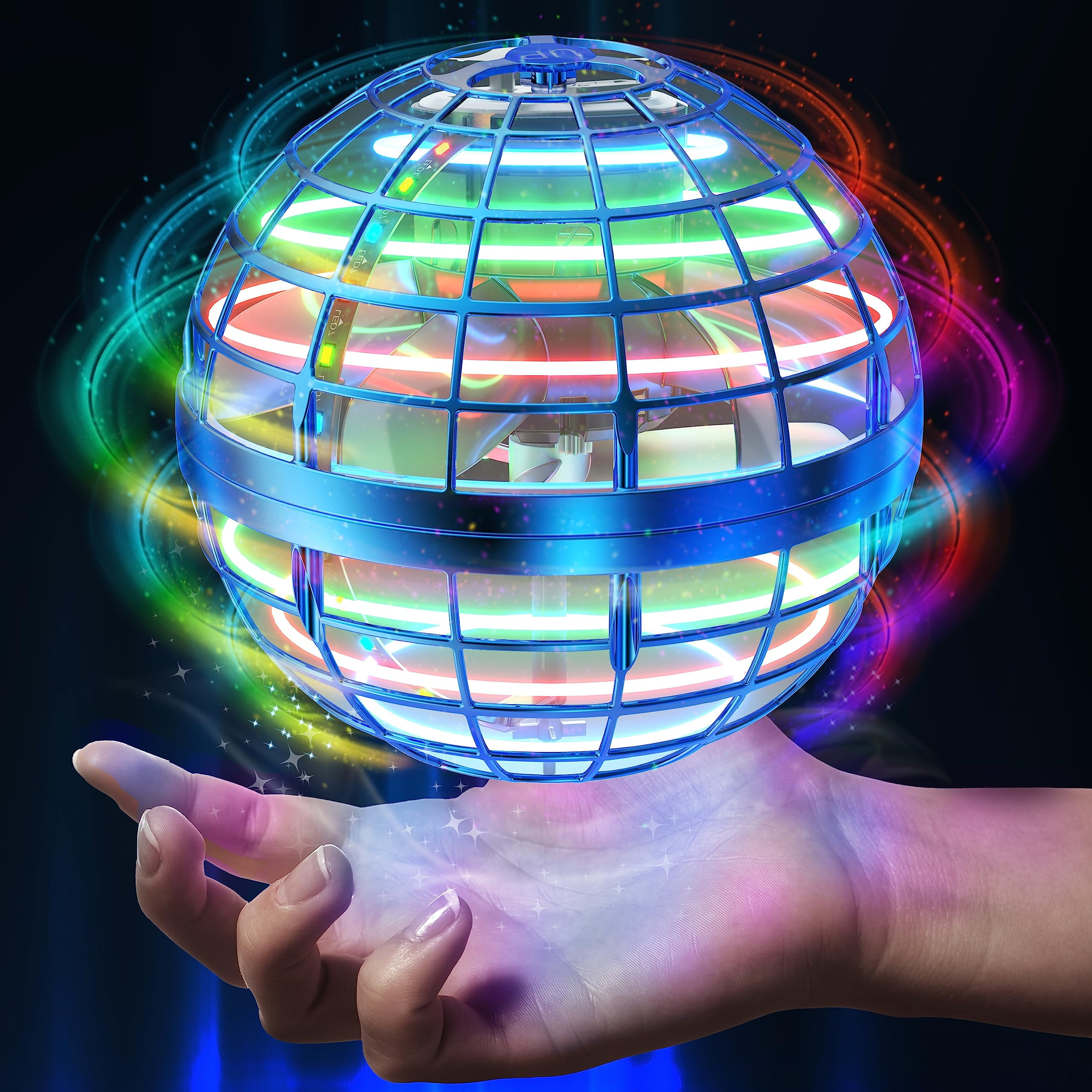 AMERFIST 2024 Flying Orb Ball Toy,Cosmic Globe Boomerang Hover Ball