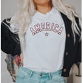 thumbnail image 1 of AMERICA Graphic Short sleeve Plus Tees, 1 of 6