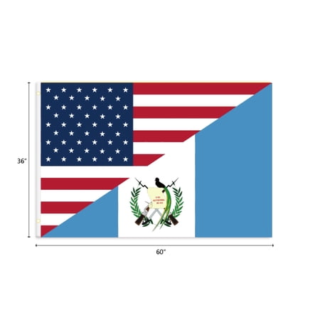 AMERICA X GUATEMALA FLAG 3X5 FT