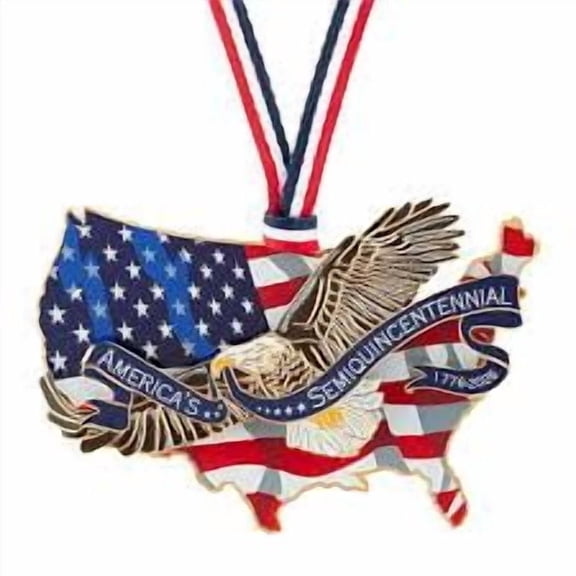 AMERICA250 EAGLE OF FREEDOM OVER AMERICA ORNAMENT