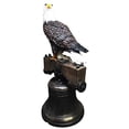 thumbnail image 1 of AMERICAN BALD EAGLE LET FREEDOM RING LIBERTY BELL SCULPTURE STATUE 18"H FIGURINE, 1 of 6