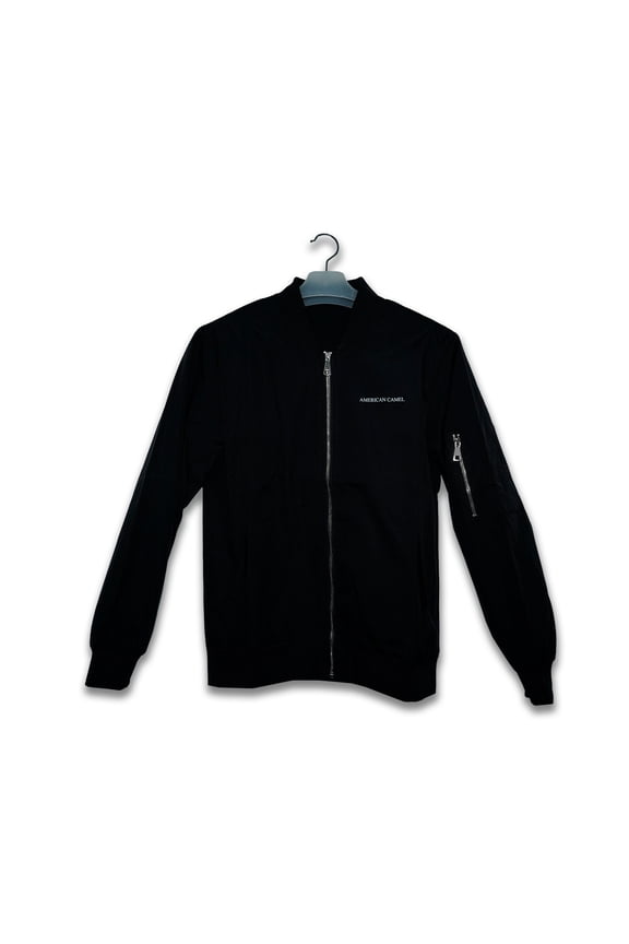 Men's Bomber Jacket Lightweight Casual Flight Windbreaker Zip Up Coat with Pocket L