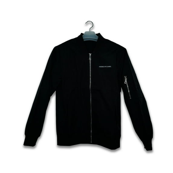 AMERICAN CAMEL Men's Bomber Jacket Lightweight Casual Flight Windbreaker Zip Up Coat with Pocket M