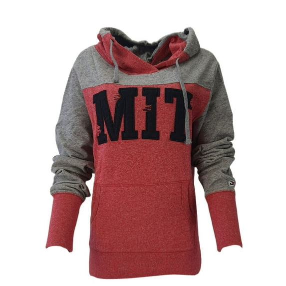 AMERICAN COLLEGIATE Men's MIT Hoodie, Red, Medium