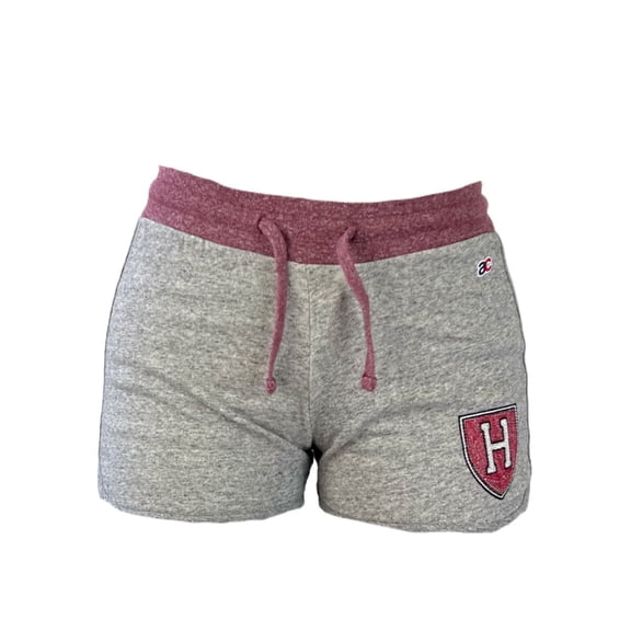 AMERICAN COLLEGIATE Women's Harvard Shorts, Grey, XS