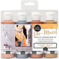 AMERICAN CRAFTS COLOR POUR PAINT KIT MIX METAL