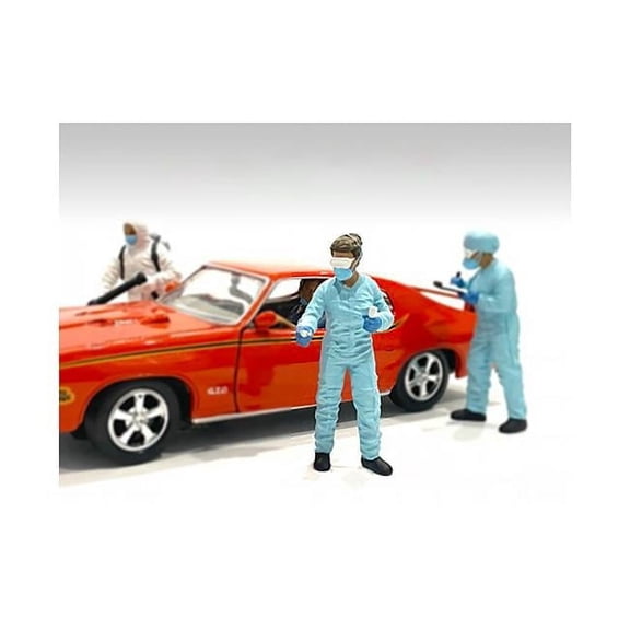 AMERICAN DIORAMA 1/18 - FIGURINES Hazmat Crew Figure 2