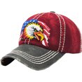 thumbnail image 1 of AMERICAN EAGLE RED VINTAGE BALL CAP, 1 of 3