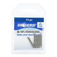 thumbnail image 1 of AMERICAN FISHING WIRE Stainless Steel Loop Protectors 1in (250-400lb) Bait Rigs, 1 of 3