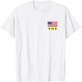 thumbnail image 1 of AMERICAN FLAG ABOVE VIETNAM SERVICE RIBBON T-Shirt, 1 of 2