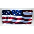 thumbnail image 1 of AMERICAN FLAG U.S. FLAG METAL CAR NOVELTY LICENSE PLATE AUTO TAG - Aluminum ( 12 inch x 6 inch ), 1 of 5