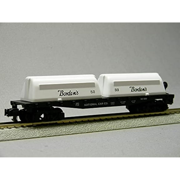 AMERICAN FLYER BORDENS Milk Flat CAR #1350 S Gauge