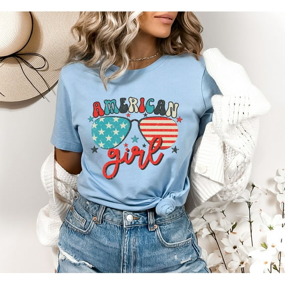 AMERICAN GIRL Graphic Short sleeve T-Shirt
