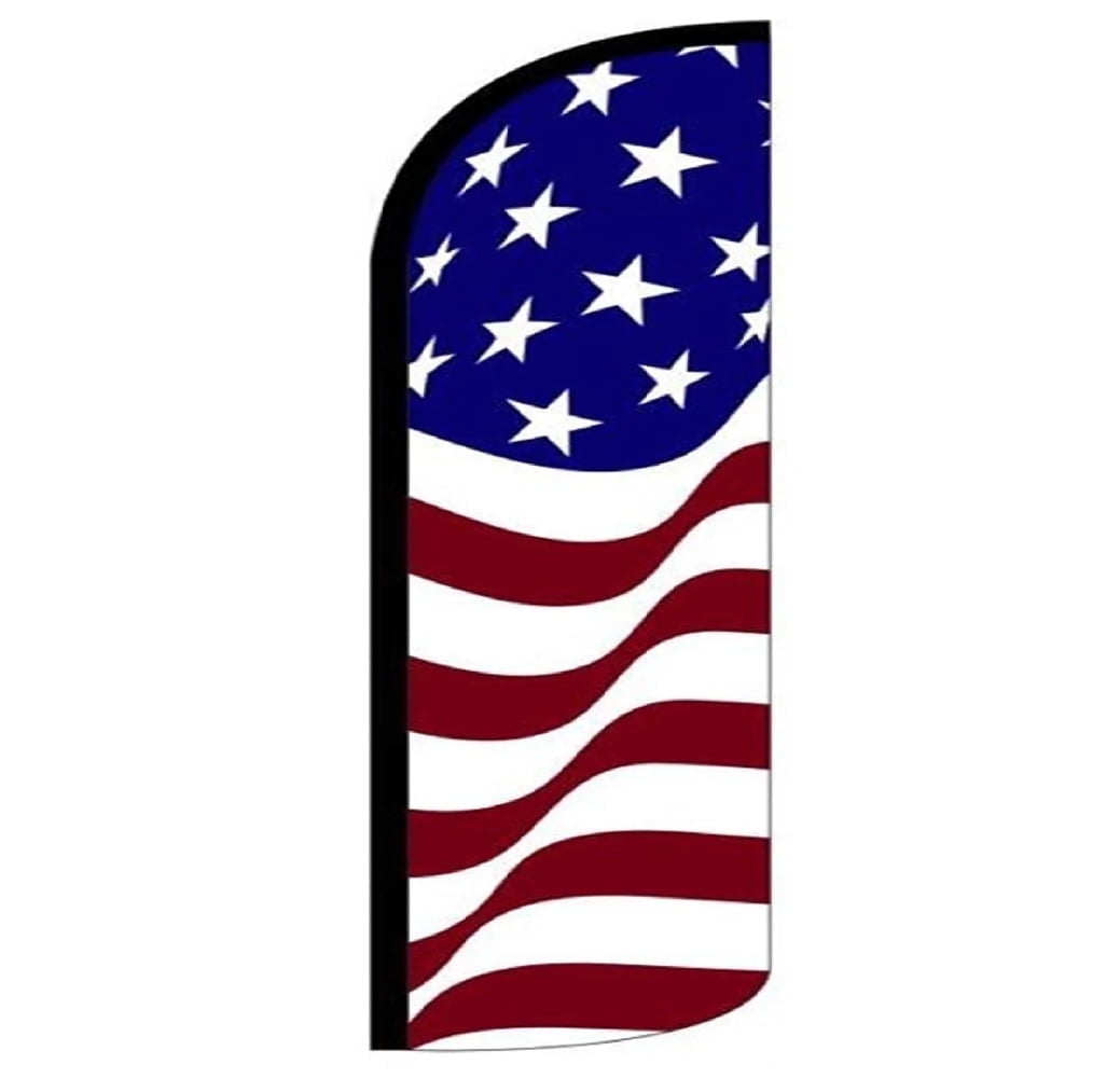 AMERICAN GLORY USA Windless Flag Without Pole | Advertisement /Business Flags | Feather Flag |