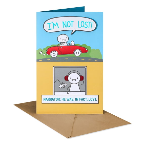 American Greetings Funny Father's Day Card for Any Dad, Humor Design with Comic Artwork, Includes Envelope