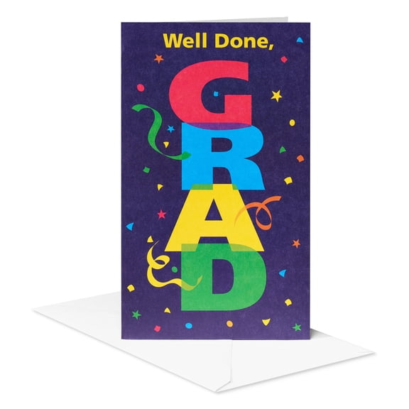 American Greetings Graduation Money/Gift Card Holder for any Graduate (Change the World)