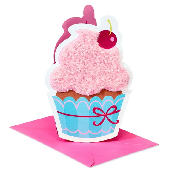 American Greetings Birthday Card for Girls (Cupcake Surprise)