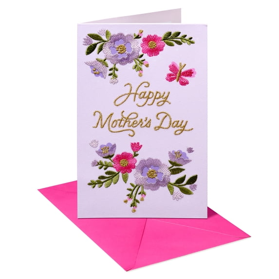 American Greetings Mother's Day Embroidered Card (Smile Heart Spirit)
