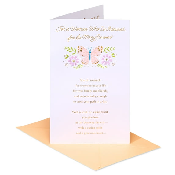 American Greetings Mother's Day Pop Up Card with Butterflies (Who is Admired)