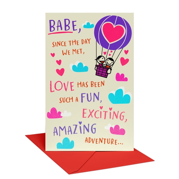 American Greetings Funny Romantic Valentine's Day Card for Wife (Love Adventure)