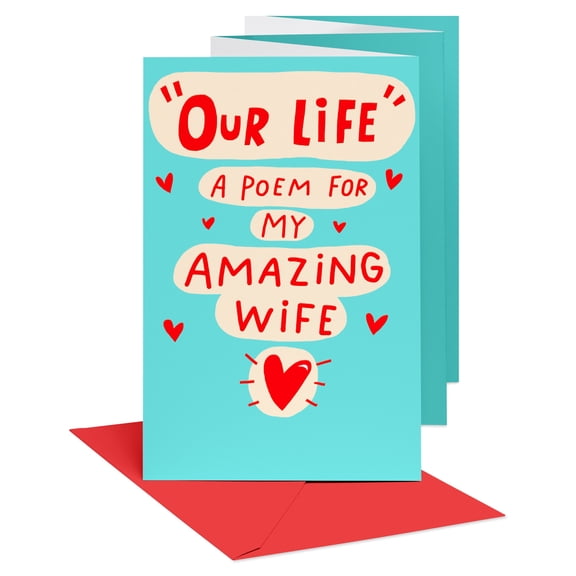 American Greetings Funny Romantic Valentine's Day Card for Wife (Our Life)