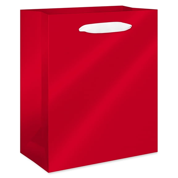 American Greetings 6.5 in. Valentine's Day Small Gift Bag, Bold Red (1-Count)