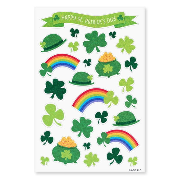 American Greetings St. Patrick's Day Stickers for Kids (2 Sheets, 56 Stickers)