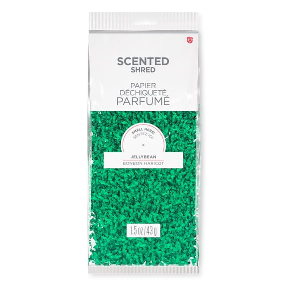 American Greetings Green Shredded and Scented Easter Tissue Paper, Jellybean Scented (1.5 oz)