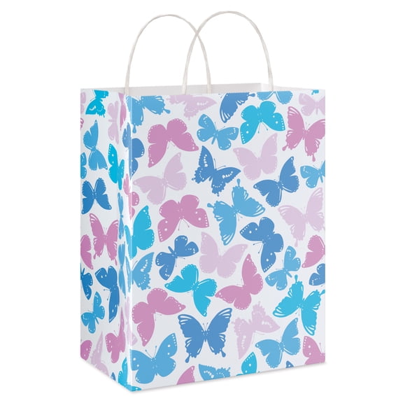 American Greetings 10 in. Medium Easter Gift Bag, Colorful Butterflies (1 Bag)