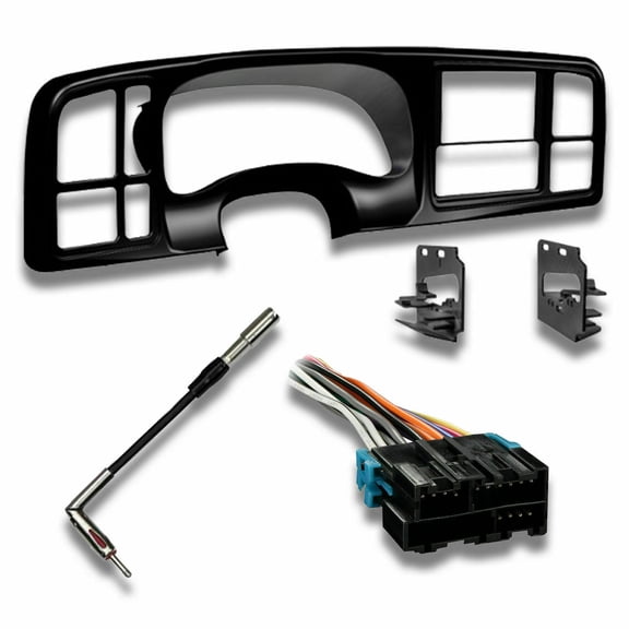 AMERICAN INTERNATIONAL Single/Double DIN Kit for 99-02 GM Trucks Install Package