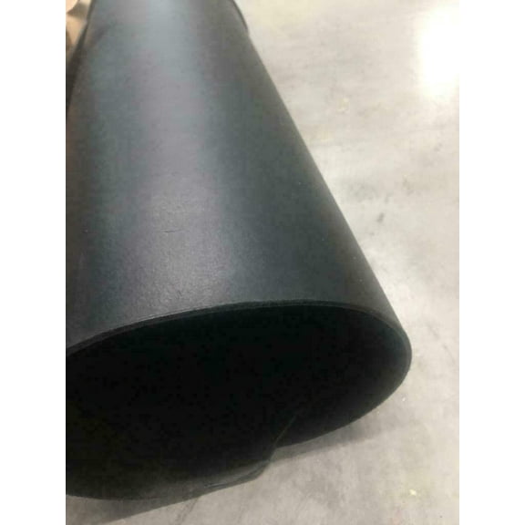 AMERICAN LEATHER MARKET LATIGO Cow Hide Leather 9-10 Oz (3.6-4MM) Pre-Cut Panel Cowhide #Black (2"x24")