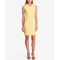thumbnail image 1 of AMERICAN LIVING $79 Womens New 1695 Yellow Textured  Sheath Dress 4 Petites B+B, 1 of 1