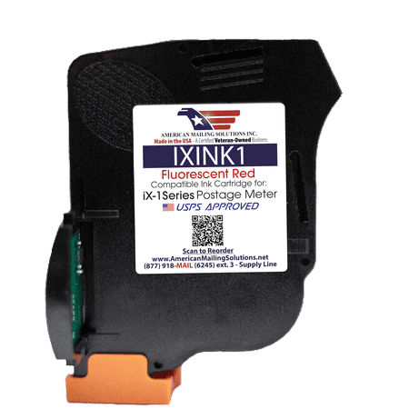 Quadient IXINK1 Ink Cartridge replacement for the iX-1 Series Postage Meter, US Seller, Made in the USA