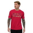 thumbnail image 1 of AMERICAN MAN Fitted T-shirt (Red, 2XL), 1 of 4