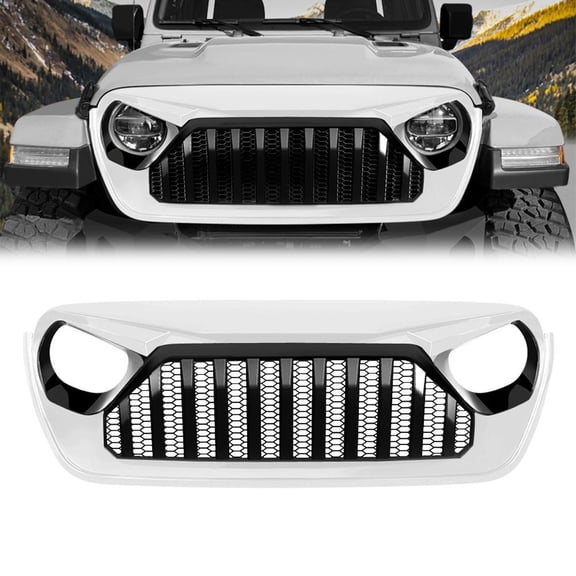 AMERICAN MODIFIED Front Grille for 2018+ Jeep Wrangler JL & Gladiator JT